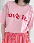 T-Shirt, love it, 2 Farben