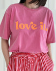 T-Shirt, love it, 2 Farben