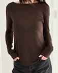 Longsleeve, Cashmere Blend I, 4 Farben