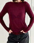 Longsleeve, Cashmere Blend I, 4 Farben