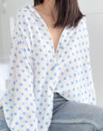Musselin Bluse, Polka Dots, 6 Farben