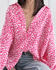 Musselin Bluse, bunte Leo, 6 Farben