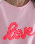 Sweatshirt, Love, 4 Farben