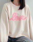 Sweatshirt, Love, 4 Farben