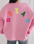 Sweatshirt, Color-Dream, Rosa