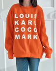 Sweatshirt, Namen