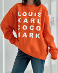 Sweatshirt, Namen