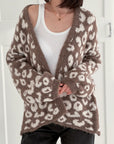Strickjacke, Leo, Taupe