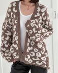 Strickjacke, Leo, Taupe