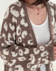 Strickjacke, Leo, Taupe