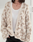 Strickjacke, Leo, Beige
