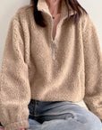 Teddy-Sweatshirt, 2 Farben
