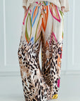 Seidige Hose, Leopard, 4 Farben