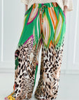 Seidige Hose, Leopard, 4 Farben