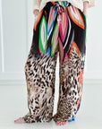 Seidige Hose, Leopard, 4 Farben