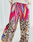 Seidige Hose, Leopard, 4 Farben