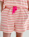 Frottee Shorts, Streifen, 4 Farben