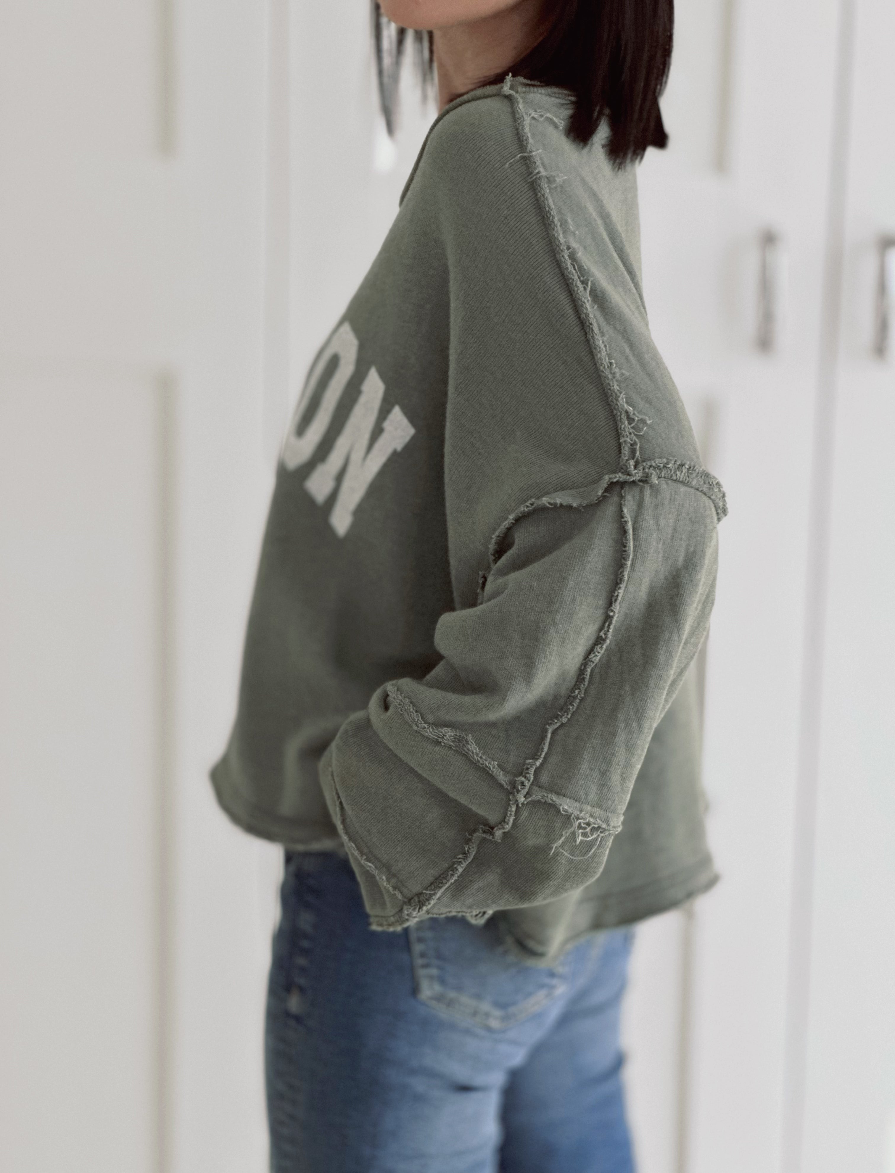 Sweatshirt, Boston, Regular-Size