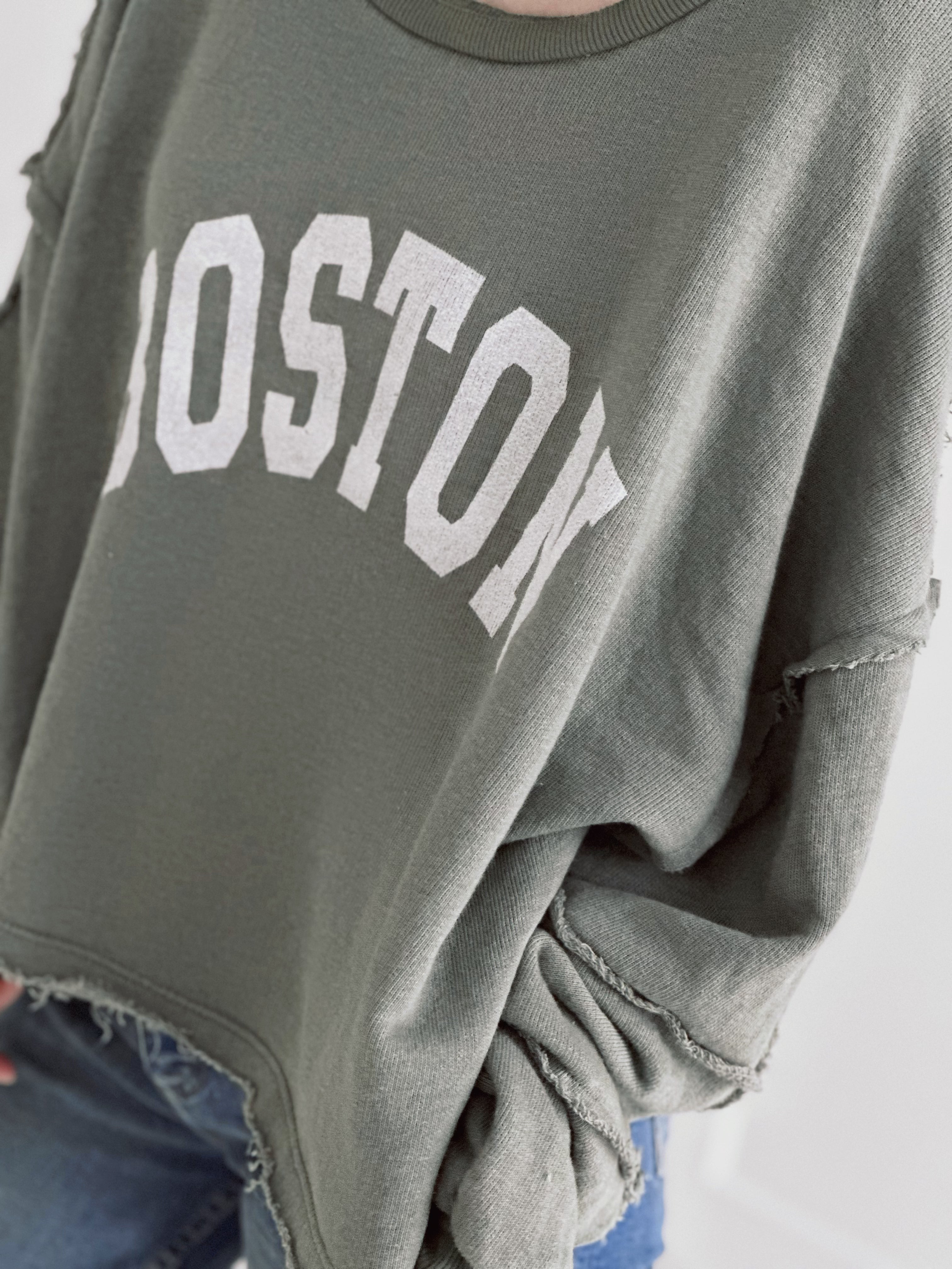 Sweatshirt, Boston, Regular-Size