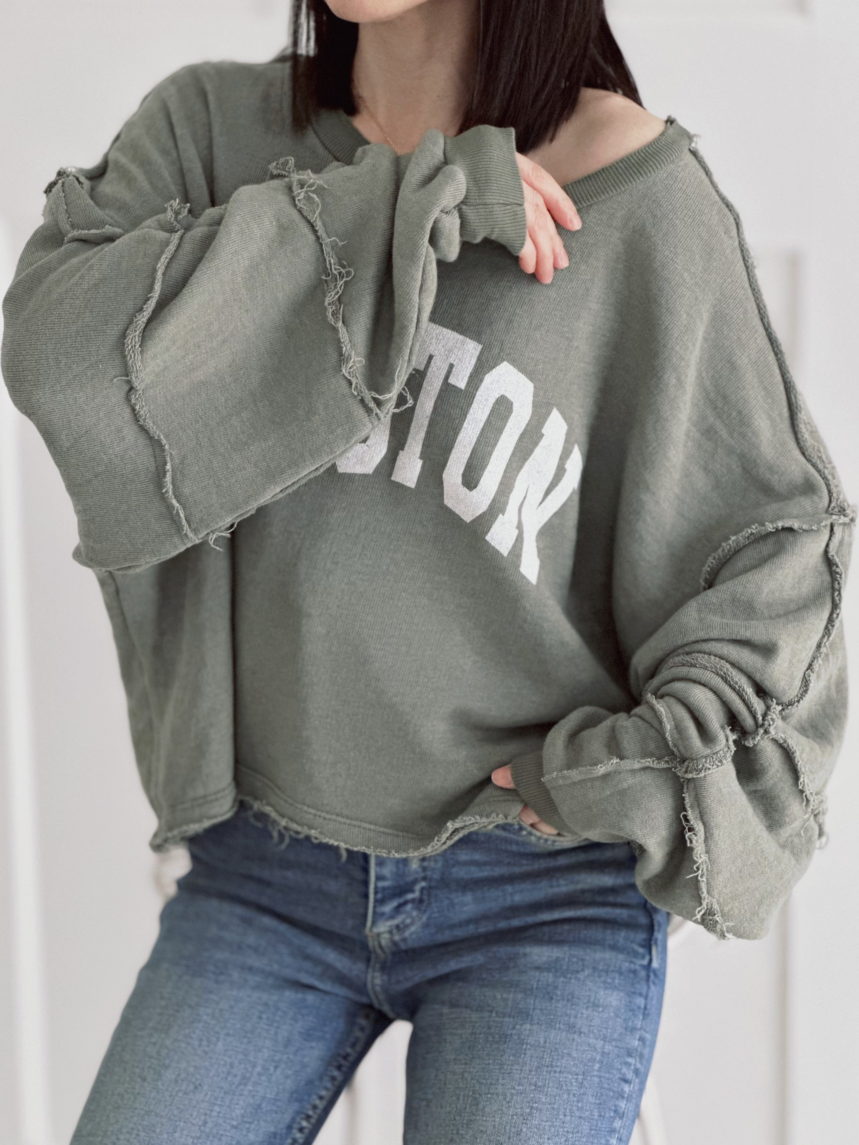 Sweatshirt, Boston, Regular-Size