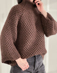 Strickpullover, Netzmuster, 6 Farben