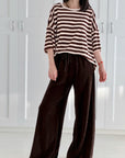 Frottee Hose, 4 Farben