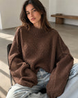 Pullover, flauschi, Stehkragen, 20+ Farben