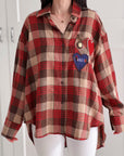 Karobluse mit Herz-Deko