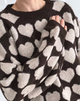 Pullover, Herzen, 6 Farben