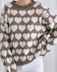 Pullover, Herzen, 6 Farben