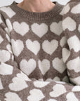 Pullover, Herzen, 6 Farben