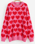 Pullover, Herzen, 6 Farben