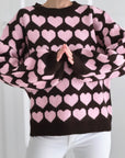 Pullover, Herzen, 6 Farben
