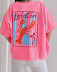 Sweat-T-Shirt, Lobster, 2 Farben