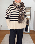 Strickpullover, Streifen, 5 Farben