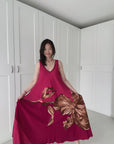 Sommerkleid, Blumen, 4 Farben