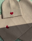 Schal, Herz, 4 Farben
