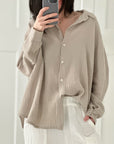Musselin Bluse, regular, 30+ Farben