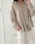 Musselin Bluse, regular, 30+ Farben
