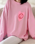 Sweatshirt, Love-Herz, 2 Farben
