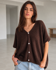 Strickweste, Alpaka, Oversize, 7 Farben