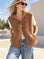 Teddyweste, Unifarbe, Camel