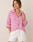 Musselin Bluse, Wild-Leo, Beere