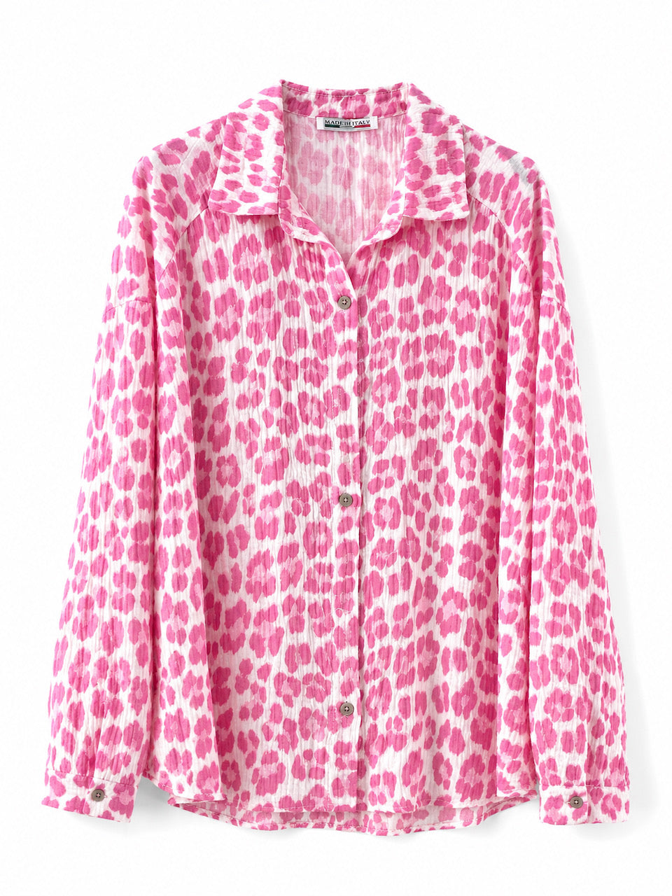 Musselin Bluse, Wild-Leo, Beere