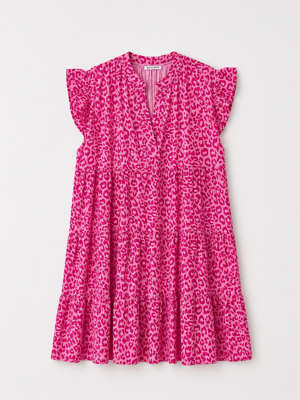 Musselin Tunika, Leo, Hotpink