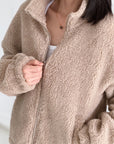 Teddyjacke, Reißverschluss, 3 Farben