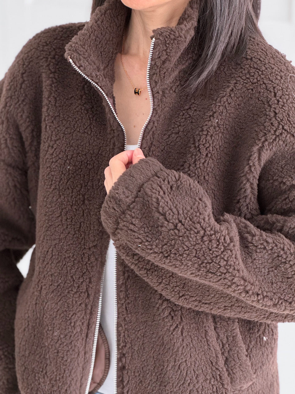 Teddyjacke, Reißverschluss, 3 Farben