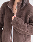 Teddyjacke, Reißverschluss, 3 Farben