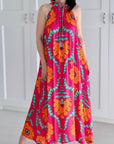 Seiden-Maxikleid, Sommertraum