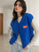 Teddyweste, Dress for Yourself, Royalblau
